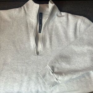 Grey luluemon Steady State Half Zip